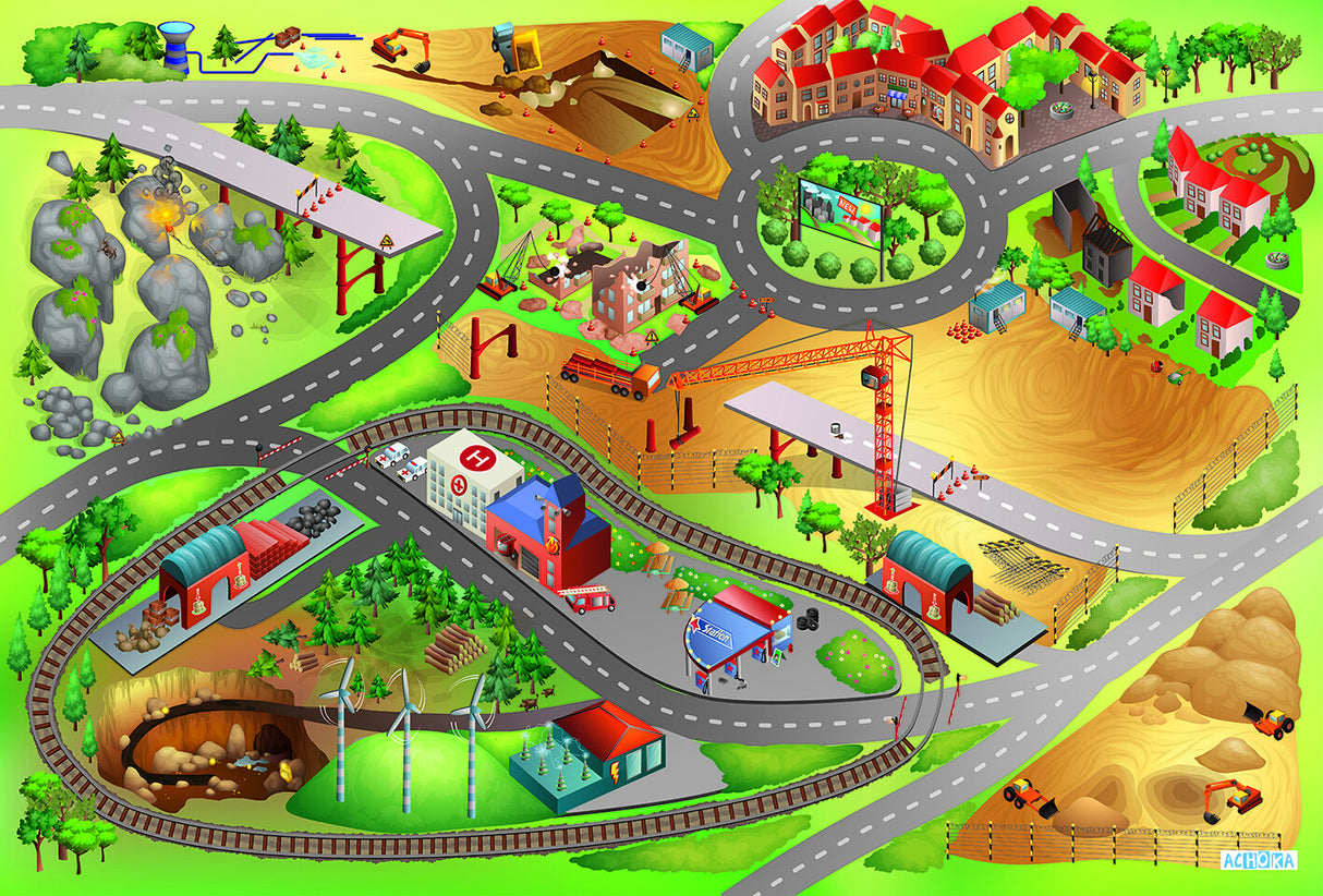 Playmat Building City Connect