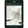 Faber-Castell Pitt Monochrome Graphite Tin Set (11 Pieces)