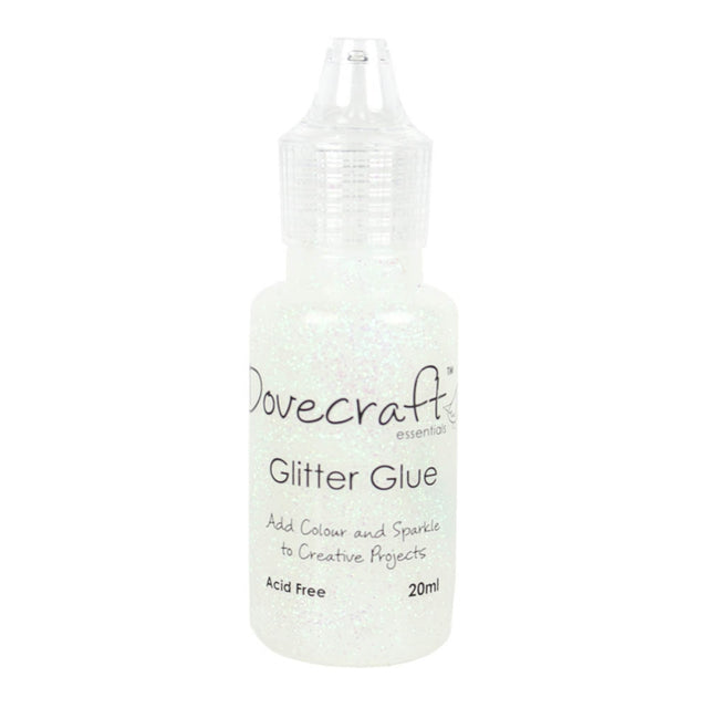Dovecraft Glitter Glue 20ml - Crystal