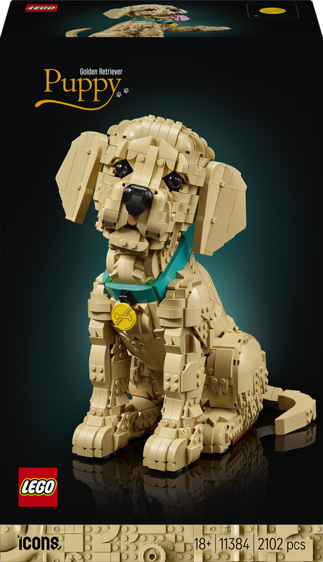 LEGO Icons - Golden Retriever Puppy