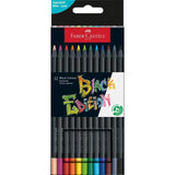 Faber Castell Black Edition Colour Pencils (12 Pack)