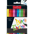 Faber Castell Black Edition Brush Pen (Pack of 10)