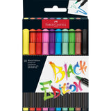 Faber Castell Black Edition Brush Pen (Pack of 10)