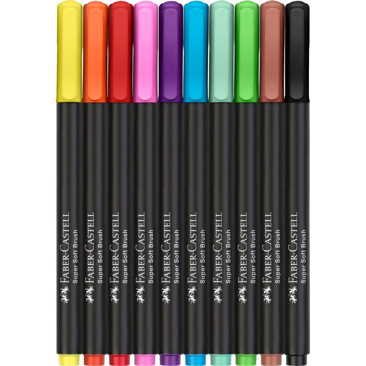Faber Castell Black Edition Brush Pen (Pack of 10)