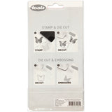 Clear stamps, embossing and cutting dies