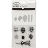 Clear stamps and cutting dies