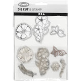 Clear stamps and cutting dies