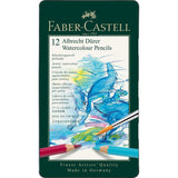 Faber Castell Albrecht Dürer Tin 12 Watercolour Colouring Pencils