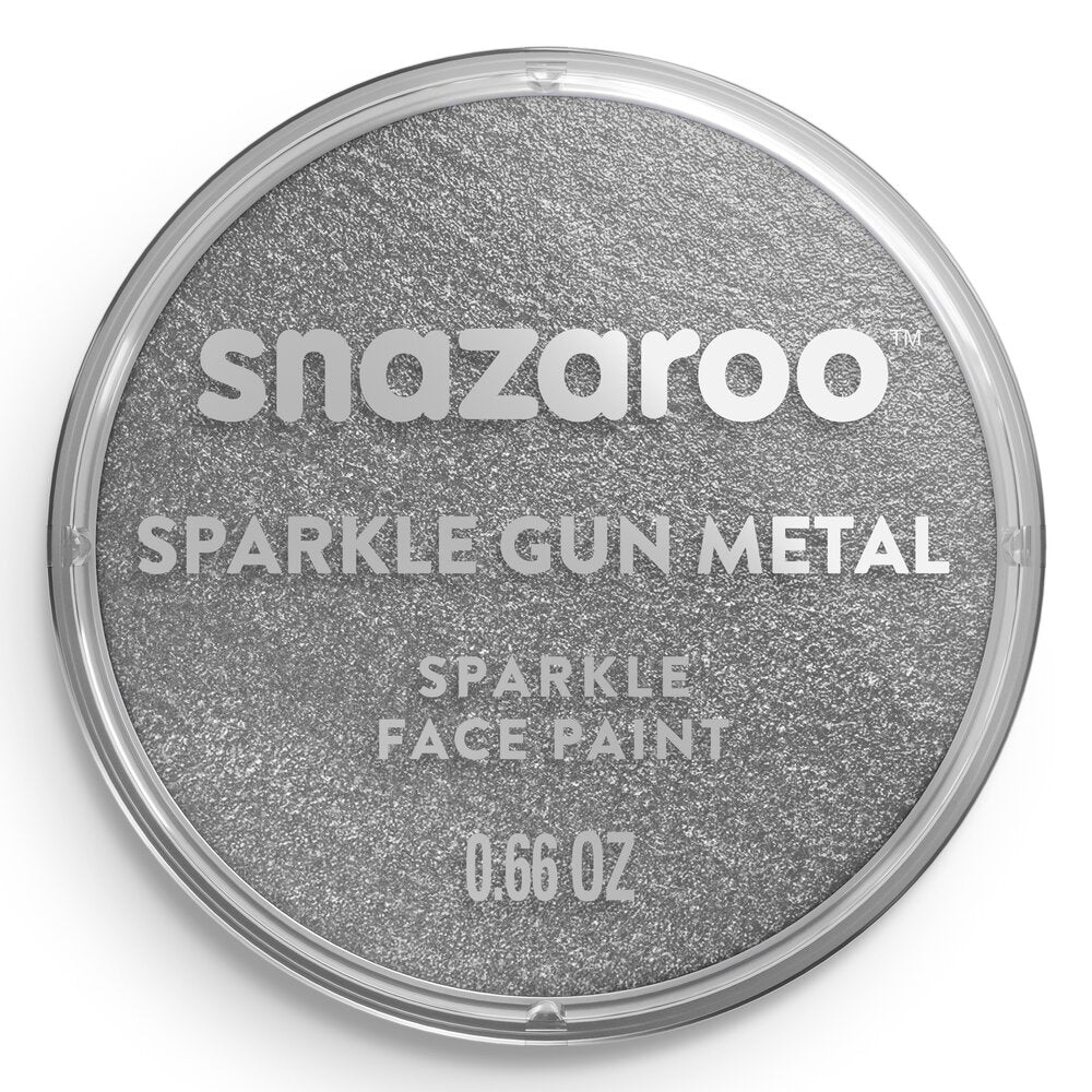 Snazaroo Sparkle Face Paint Gunmetal Grey 18Ml