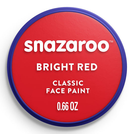 Snazaroo Classic Face Paint Bright Red 18Ml