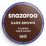 Snazaroo Classic Face Paint  Dark Brown 18Ml