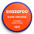 Snazaroo Classic Face Paint Dark Orange 18Ml
