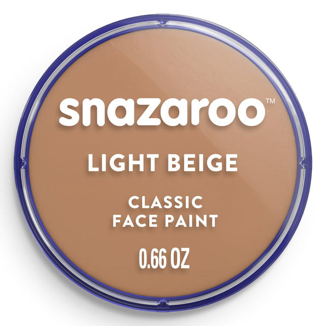 Snazaroo Classic Face Paint Light Beige 18Ml