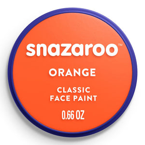 Snazaroo Classic Face Paint Orange 18Ml