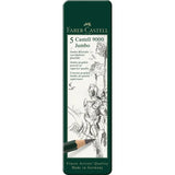 Faber-Castell 9000 Jumbo Graphite Pencil (Tin Of 5)