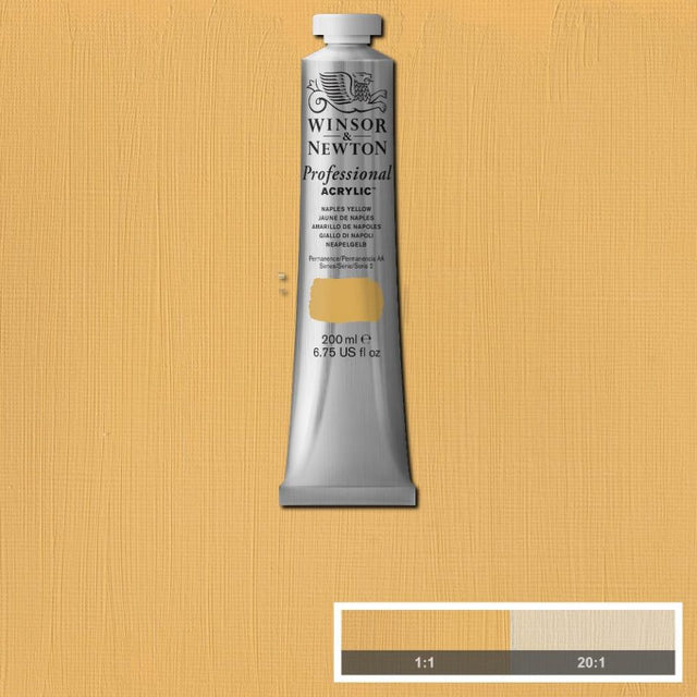200ml Naples Yellow - Professional Acrylic