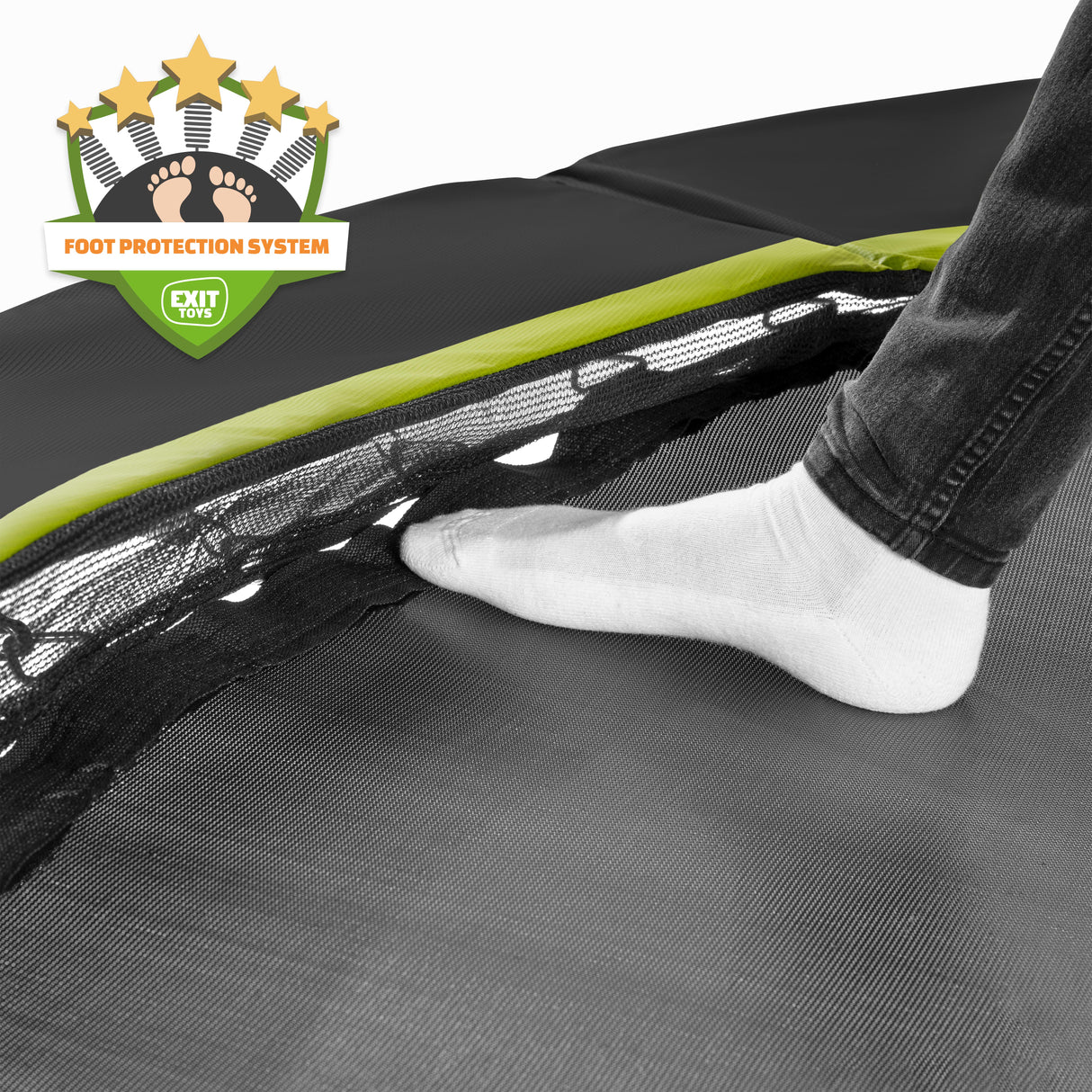 EXIT Silhouette Trampoline 366cm (12ft) - Black