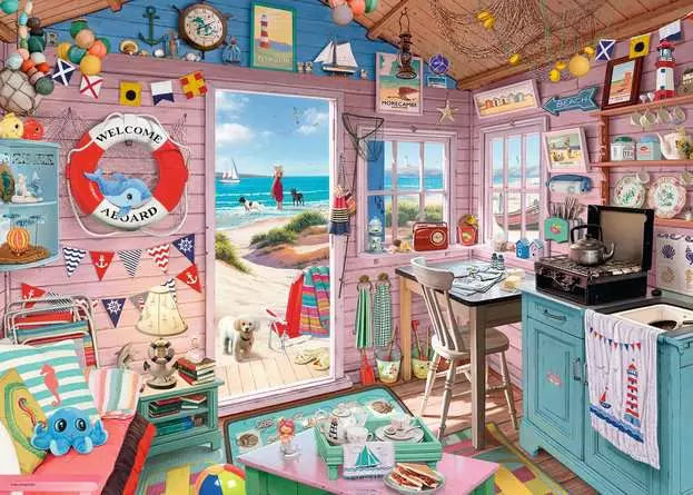 1000 Piece Jigsaw Puzzle - The Beach Hut