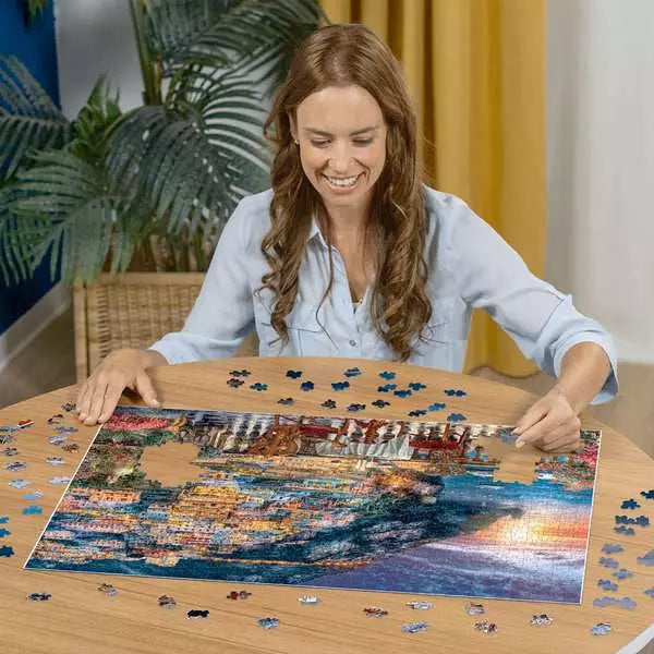 1000 Piece Jigsaw Puzzle - Dinner in Positano