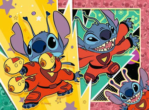 Disney Stitch Children’s Jigsaw Puzzle - 4 in a Box