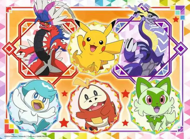 100 Piece XXL Jigsaw Puzzle - Pokémon Scarlet and Violet Legends
