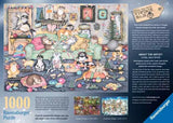 1000 Piece Jigsaw Puzzle - Crazy Cats Christmas Crackers