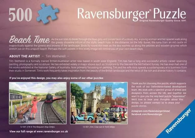 500 Piece Jigsaw Puzzle - Beach Time