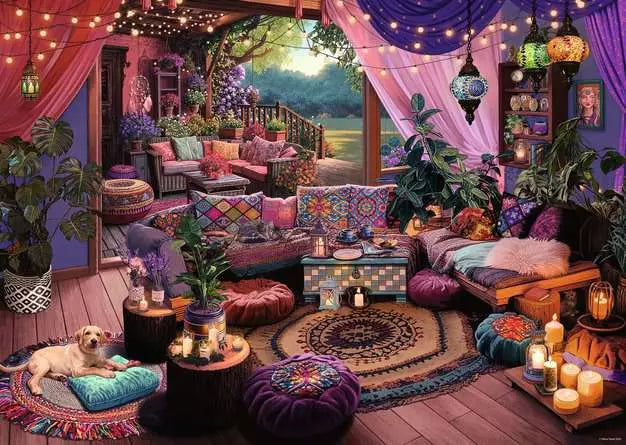 1000 Piece Jigsaw Puzzle - My Haven No.12: Boho Retreat