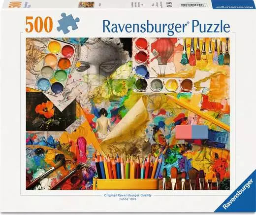 500 Piece Jigsaw Puzzle - Art Studio