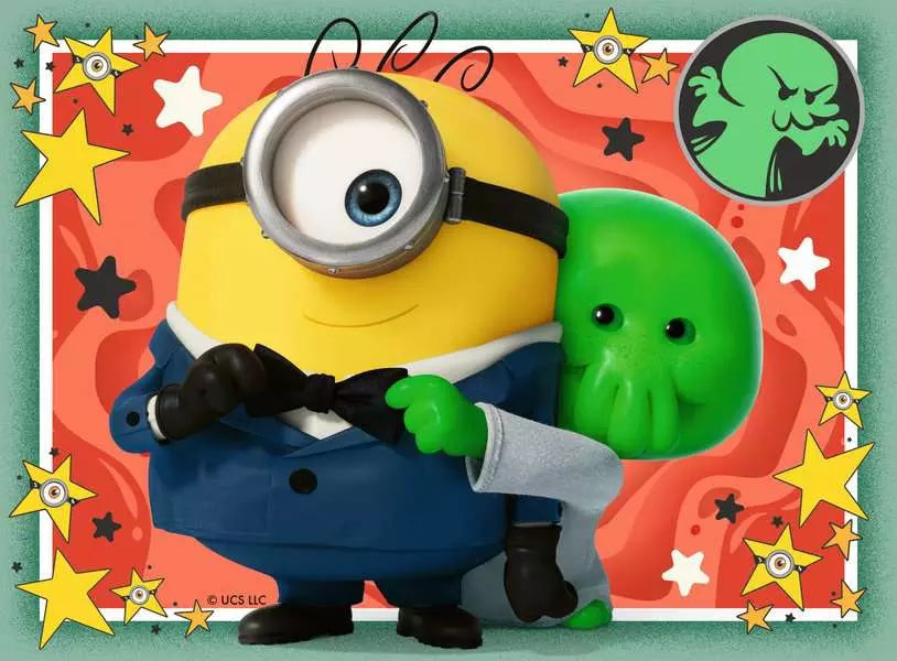 Minions & Monsters Jigsaw Puzzles - 4 in a Box