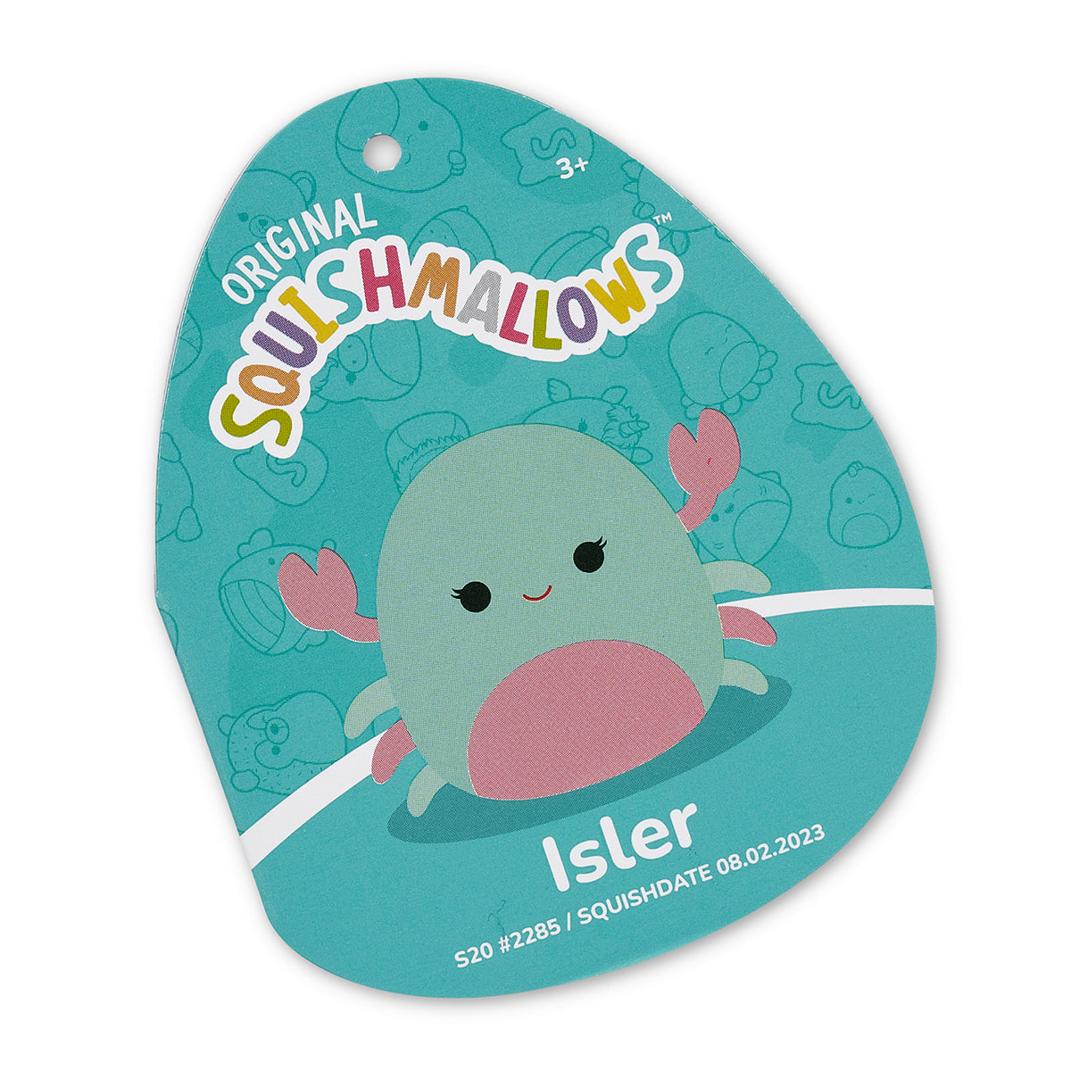 Squishmallows 20 Inch Isler Pink and Mint Crab
