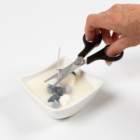 Mini Craft Kit Candle Making - Seashells Grey