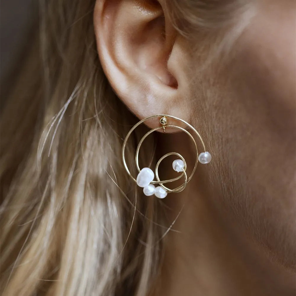 Mini Craft Kit Jewellery - Wire Earrings Gold-Plated