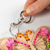 Mini Craft Kit Embroidery - Butterfly Shell Rainbow