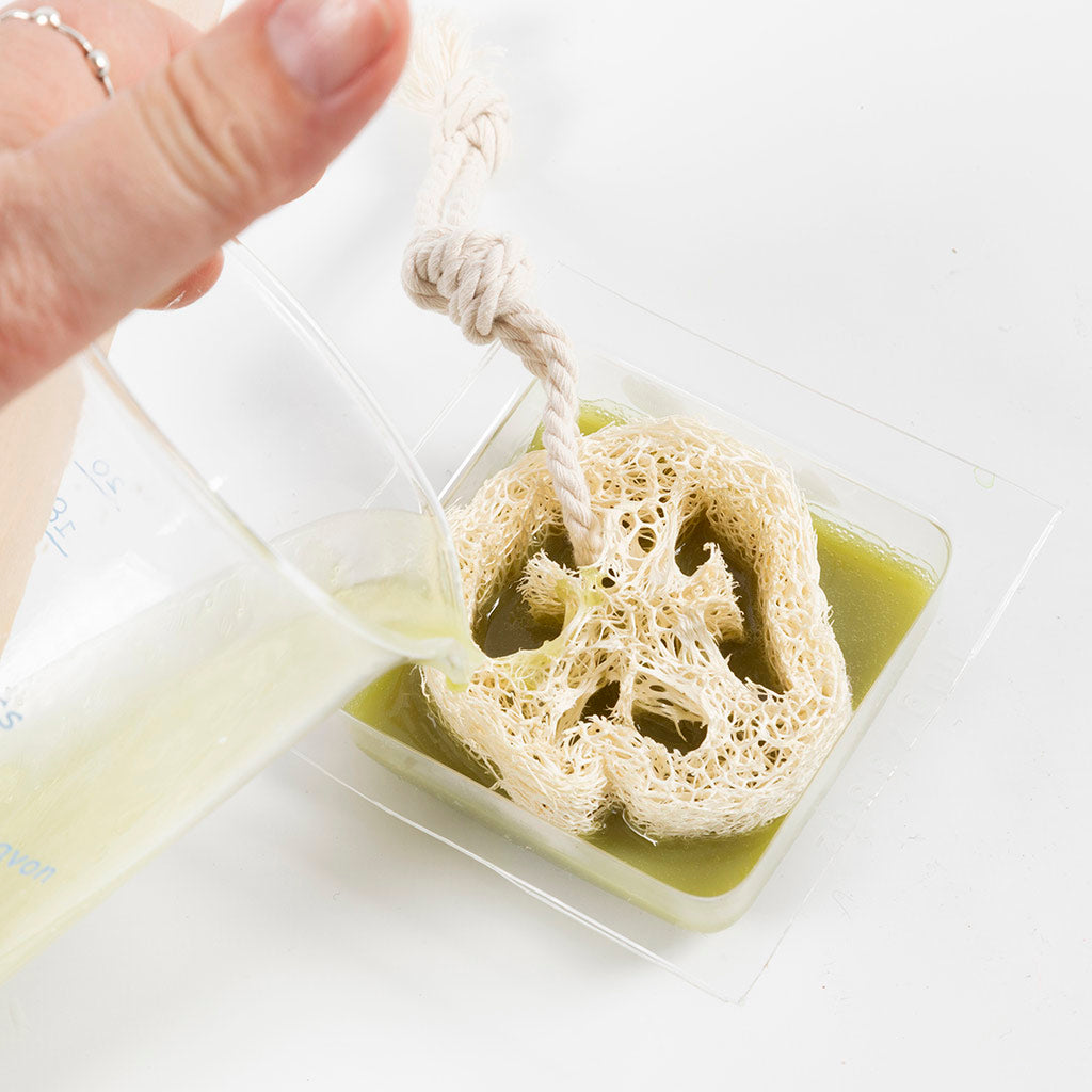 Craft Kit Soap Making - Loofah Olive Green