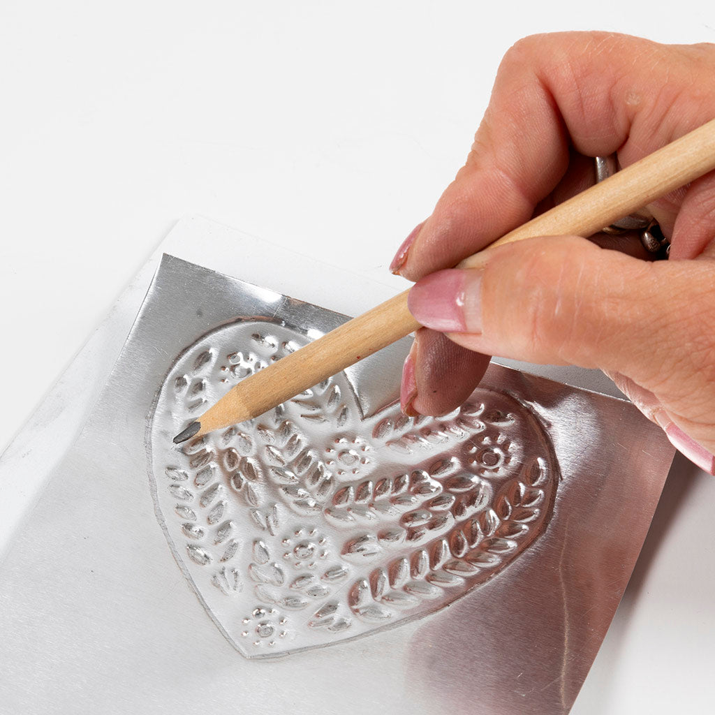 Mini Craft Kit Decoration -  Silver Metal Christmas Ornaments