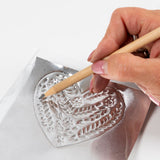 Mini Craft Kit Decoration -  Silver Metal Christmas Ornaments