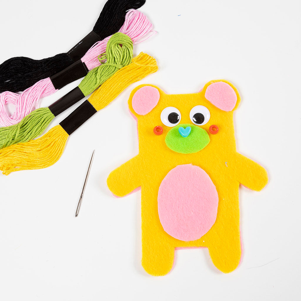 Mini Craft Kit Sewing - Frog and Teddy
