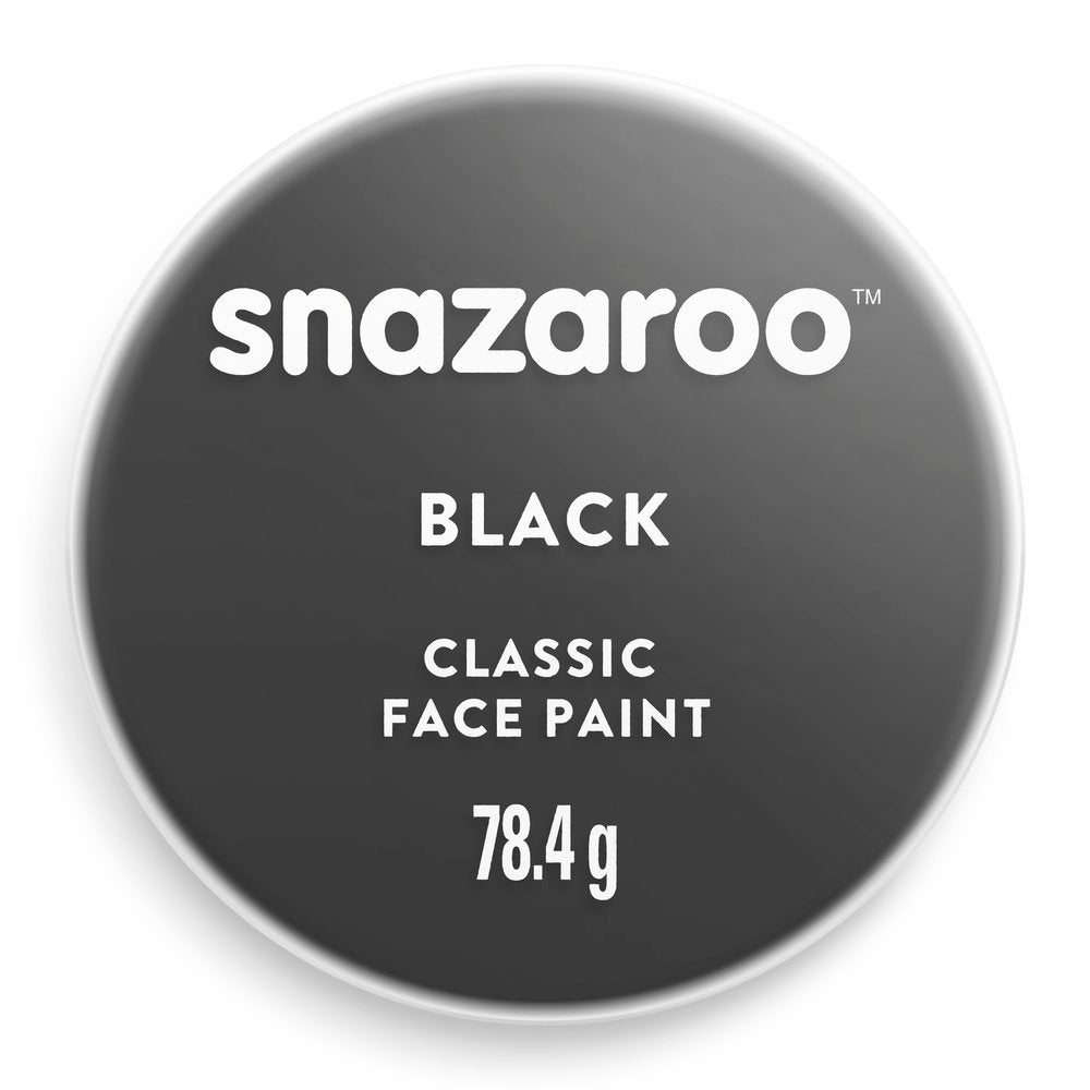 Snazaroo Classic Face Paint Black 75Ml