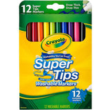 Crayola Washable Super Tips Markers (12 Pack)