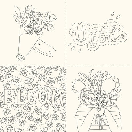 Colouring Book 23x23cm - Me Time (40 Sheets)