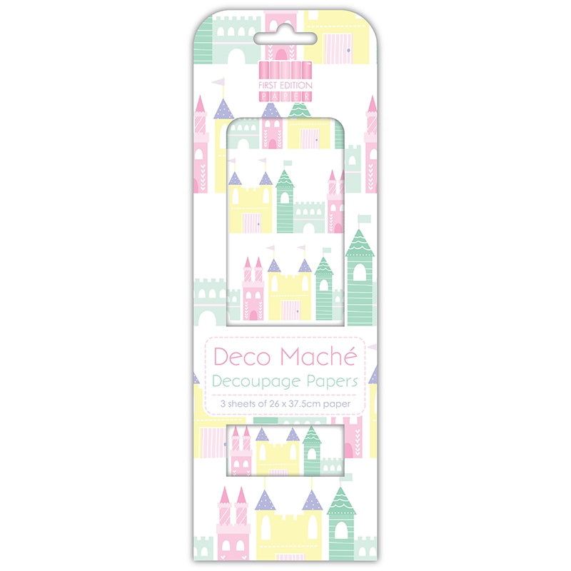Deco Maché Paper - Princess Castles