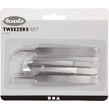 Tweezers Set 9-12 cm (4 Pack)