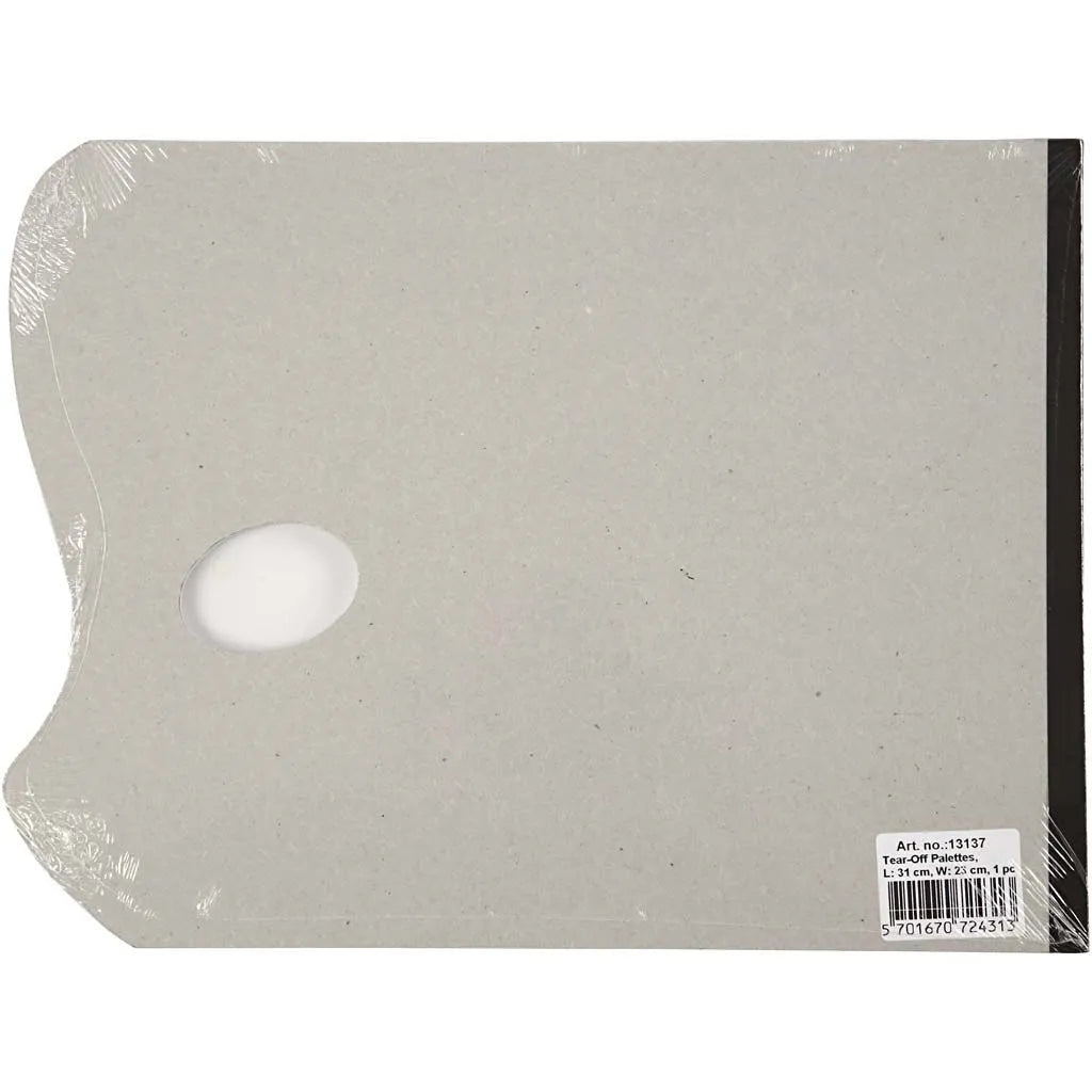 Tear-Off Palette 31 x 23 cm - White (40 Sheets)