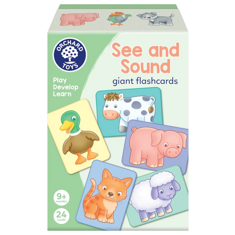 Orchard Toys See and Sound Giant Flashcards