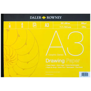 GRAPHIC SERIES DRAWING PAD A3 200G 20SH