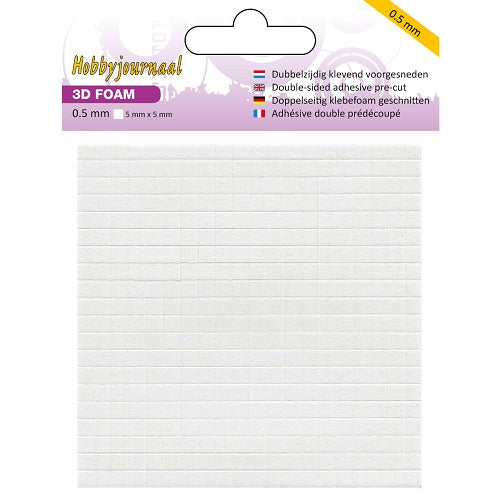 HobbyJournaal Foam Cubes 0.5 mm
