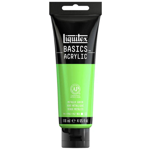 Liquitex Basics Acrylic 118ml - Metallic Green