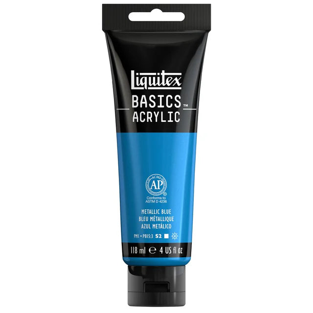 Liquitex Basics Acrylic 118ml - Metallic Blue
