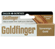 Daler Rowney Goldfinger Sovereign Gold rubbing compound in its original retail packaging, featuring a white and brown cardboard box with a black header.